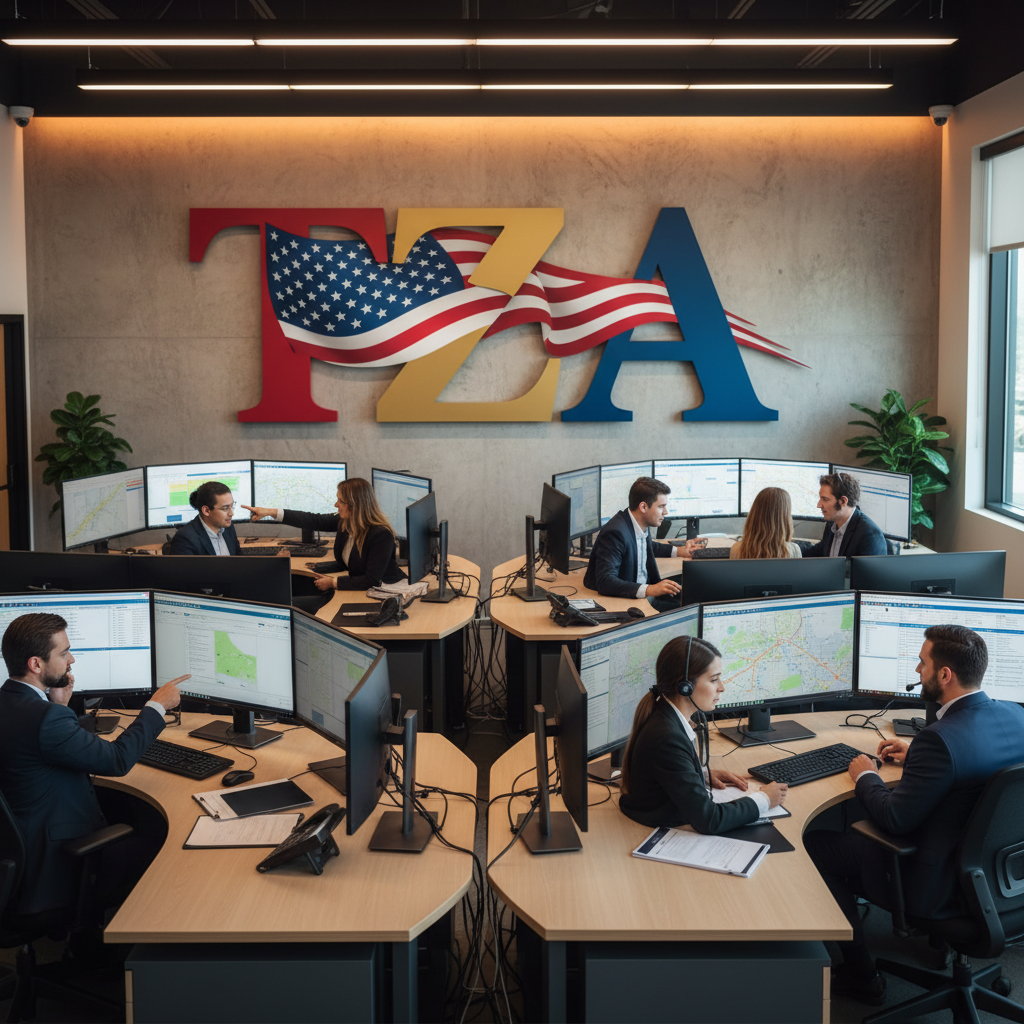 TZA Group logistics and dispatch team